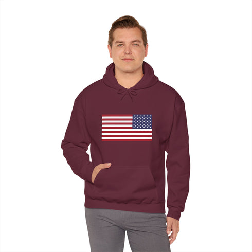 Men hoodies America flag Heavy Blend™ Hooded Sweatshirt USA flag