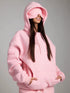 Women’s Casual Hoodie & Trousers Set – Loose Two-Piece Sweatsuit | Cozy Hooded Top and Long Pants Lounge Outfit