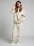 Women’s Casual Hoodie & Trousers Set – Loose Two-Piece Sweatsuit | Cozy Hooded Top and Long Pants Lounge Outfit