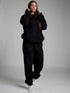 Women’s Casual Hoodie & Trousers Set – Loose Two-Piece Sweatsuit | Cozy Hooded Top and Long Pants Lounge Outfit