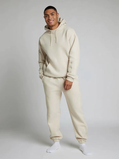 Women’s Casual Hoodie & Trousers Set – Loose Two-Piece Sweatsuit | Cozy Hooded Top and Long Pants Lounge Outfit