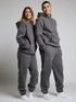 Women’s Casual Hoodie & Trousers Set – Loose Two-Piece Sweatsuit | Cozy Hooded Top and Long Pants Lounge Outfit