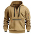 Men's Lightweight Pullover Hoodie - Casual Spring & Fall Hoodie with Arm Pocket