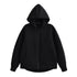 Women's Heavyweight Full-Zip Hoodie Sweatshirt | High Street Loose Fit Autumn/Winter Jacket | Solid Color with Pockets