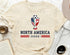 North America 2026 Soccer T-Shirt, USA Canada Mexico Fan Tee for Men and Women