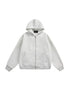 Unisex Full-Zip Hoodie Jacket with Integrated 3D Backpack | Travel-Ready Punk Style Lightweight Sweatshirt
