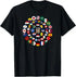 Worldwide Flags 2026 Soccer T-Shirt, USA Canada Mexico Fan Tee for Unisex Football Lovers