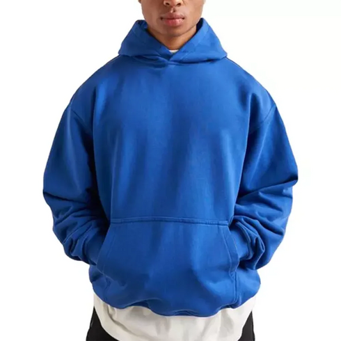 Men’s Heavy Cotton Hoodie – 100% Thick Fleece Pullover | Long Sleeve Loose Fit Winter Sweatshirt | Casual Gothic Plus Size Hooded Jacket