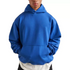 Men’s Heavy Cotton Hoodie – 100% Thick Fleece Pullover | Long Sleeve Loose Fit Winter Sweatshirt | Casual Gothic Plus Size Hooded Jacket