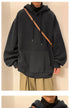 Men’s Oversized Hoodie – Casual Streetwear Hooded Sweatshirt for Spring & Fall | Loose Fit Harajuku Style Hoodie