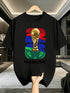 2026 USA Canada Soccer T-Shirt, Unisex Geometric Pattern Short Sleeve Fan Tee