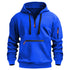 Men's Lightweight Pullover Hoodie - Casual Spring & Fall Hoodie with Arm Pocket