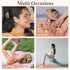 4 PCS Flat Hair Clips, Round Lay Down Hair Claw Clips for Women Girls, Comfortable Curved Flat Clips for Thick Thin Hair