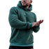 Men’s Plush Fleece Hoodie – Big & Tall Solid Color Zip-Up Sweatshirt | Lightweight Spring Casual Fuzzy Hoodie with Detachable Hood