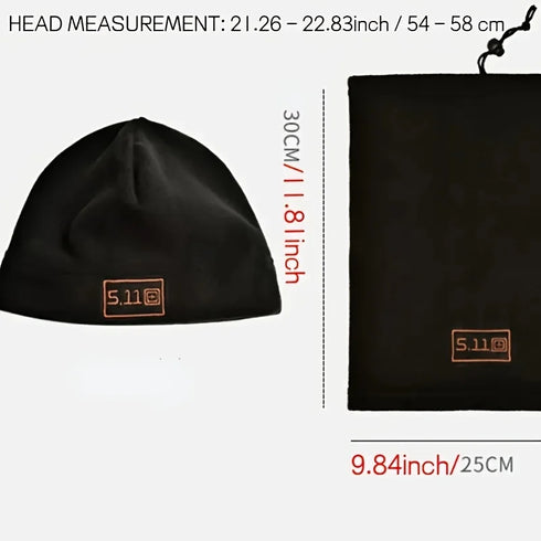 Warm Fleece Winter Hat, Scarf & Mask Set - Cold Weather Protection for Men & Women