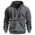 Men's Lightweight Pullover Hoodie - Casual Spring & Fall Hoodie with Arm Pocket