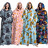 Oversized Wearable Blanket Hoodie – Fleece Giant TV Hoodie with Sleeves for Adults | Warm Winter Pullover for Women & Men | Halloween Pumpkin Hoodie