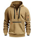 Men's Lightweight Pullover Hoodie - Casual Spring & Fall Hoodie with Arm Pocket