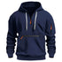 Men's Lightweight Pullover Hoodie - Casual Spring & Fall Hoodie with Arm Pocket