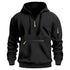 Men's Lightweight Pullover Hoodie - Casual Spring & Fall Hoodie with Arm Pocket