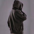 Men’s Embroidered Turtleneck Hoodie – Japanese Ninja Streetwear Oversized Y2K Pullover | Hip Hop Fleece Graphic Sweatshirt with Pocket (Autumn)