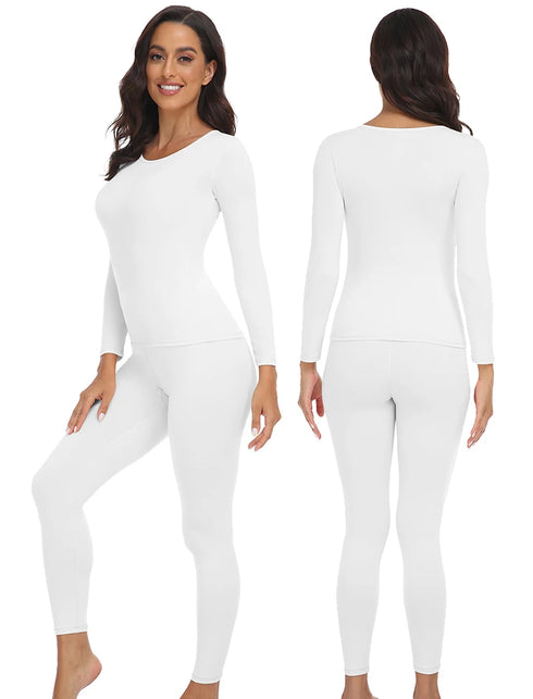 Women's Thermal Underwear Set - Lightweight Base Layer Long Johns for Cold Weather, Warm Pajama