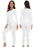 Women's Thermal Underwear Set - Lightweight Base Layer Long Johns for Cold Weather, Warm Pajama