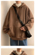 Men’s Oversized Hoodie – Casual Streetwear Hooded Sweatshirt for Spring & Fall | Loose Fit Harajuku Style Hoodie
