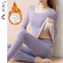 Women's Fleece-Lined Thermal Underwear Set - First Base Layer Long Johns Undershirt