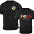 Men’s 100% Cotton 2026 Soccer T-Shirt, USA Canada Mexico Oversized Fan Tee