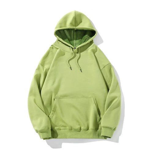 Men’s Heavy Cotton Hoodie – 100% Thick Fleece Pullover | Long Sleeve Loose Fit Winter Sweatshirt | Casual Gothic Plus Size Hooded Jacket