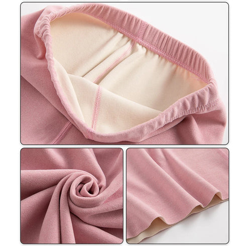 Women's Fleece-Lined Thermal Underwear Set - First Base Layer Long Johns Undershirt