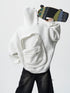 Unisex Full-Zip Hoodie Jacket with Integrated 3D Backpack | Travel-Ready Punk Style Lightweight Sweatshirt