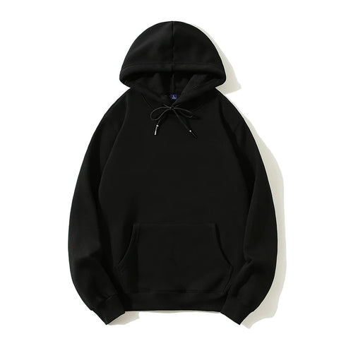 Men’s & Women’s Oversized Fleece Hoodie – 500g Thick Pullover | Unisex Loose Solid Hoodie for Autumn & Winter | Warm Casual Hooded Sweatshirt