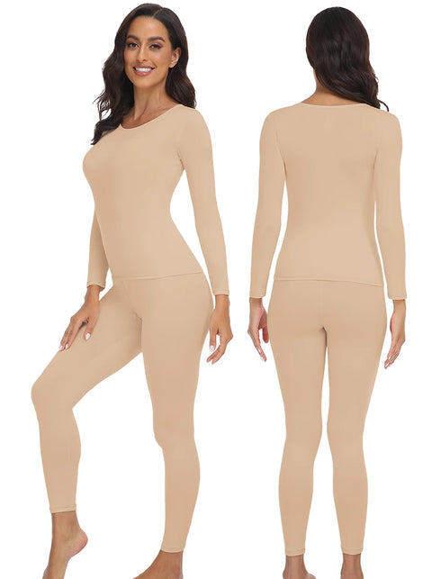 Women's Thermal Underwear Set - Lightweight Base Layer Long Johns for Cold Weather, Warm Pajama