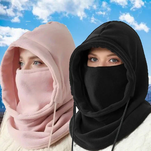 Warm Winter Balaclava Hood Scarf - Windproof Neck Gaiter for Skiing, Snowboarding & Cold Weather
