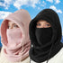 Warm Winter Balaclava Hood Scarf - Windproof Neck Gaiter for Skiing, Snowboarding & Cold Weather