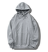 Men’s Heavy Cotton Hoodie – 100% Thick Fleece Pullover | Long Sleeve Loose Fit Winter Sweatshirt | Casual Gothic Plus Size Hooded Jacket