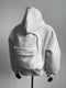 Unisex Full-Zip Hoodie Jacket with Integrated 3D Backpack | Travel-Ready Punk Style Lightweight Sweatshirt