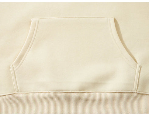 Men’s & Women’s Oversized Fleece Hoodie – 500g Thick Pullover | Unisex Loose Solid Hoodie for Autumn & Winter | Warm Casual Hooded Sweatshirt