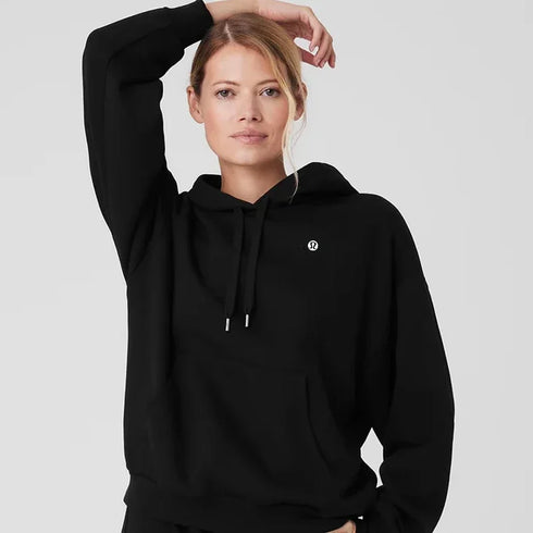 Women’s Cotton Printed Hoodie – Loose-Fit Pullover with Drawstring | Multi-Functional Yoga, Sports & Casual Outdoor Sweatshirt