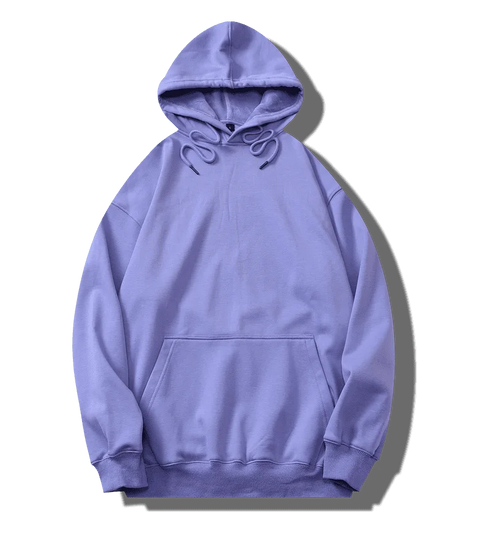 Men’s Heavy Cotton Hoodie – 100% Thick Fleece Pullover | Long Sleeve Loose Fit Winter Sweatshirt | Casual Gothic Plus Size Hooded Jacket