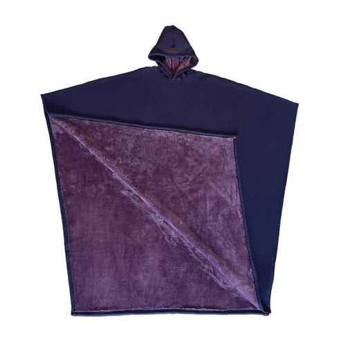 Oversize Men's High Street Long-Line Cloak Robe Hoodie | Solid Color Urban Pullover Sweatshirt