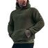Men’s Plush Fleece Hoodie – Big & Tall Solid Color Zip-Up Sweatshirt | Lightweight Spring Casual Fuzzy Hoodie with Detachable Hood
