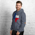 Men hoodie Texas Flag Fleece Hoodie: Stay Warm and Show Your Texas Spirit