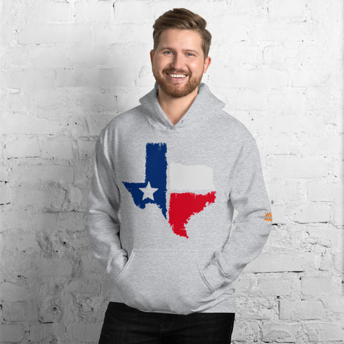 Men hoodie Texas Flag Fleece Hoodie: Stay Warm and Show Your Texas Spirit