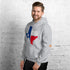 Men hoodie Texas Flag Fleece Hoodie: Stay Warm and Show Your Texas Spirit