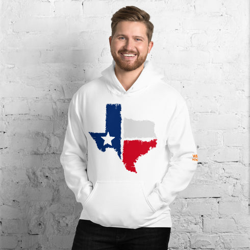 Men hoodie Texas Flag Fleece Hoodie: Stay Warm and Show Your Texas Spirit