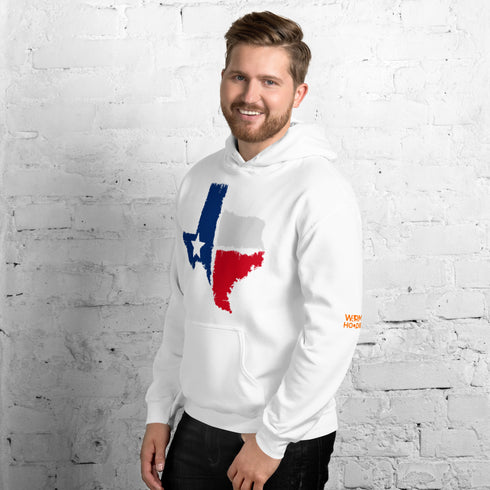 Men hoodie Texas Flag Fleece Hoodie: Stay Warm and Show Your Texas Spirit