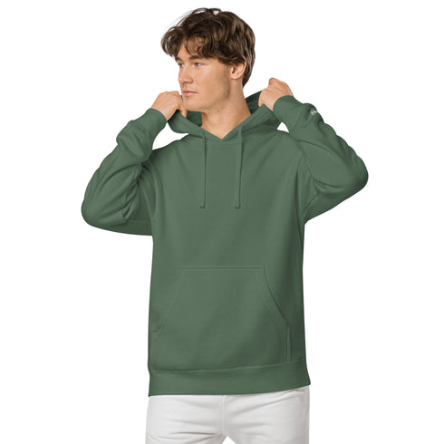 Men’s Solid Color Fleece Hoodies: Warms hoodies, Breathable Pullovers pigment-dyed hoodie